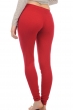 Cachemire pantalon legging femme xelina rouge velours m