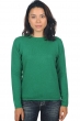 Cachemire pull femme col rond line vert anglais s