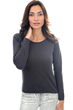 Cachemire pull femme col rond solange anthracite xs