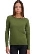 Cachemire pull femme col rond tennessy first olive m