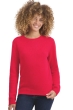Cachemire pull femme col rond tyrol rouge 3xl