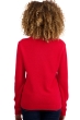 Cachemire pull femme col rond tyrol rouge s