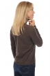 Cachemire pull femme col roule jade marron chine xl