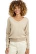 Cachemire pull femme col v tornade natural winter dawn xs