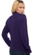 Cachemire pull femme zip capuche elodie deep purple s