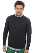 Cachemire pull homme col rond bilal anthracite chine s
