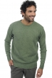 Cachemire pull homme col rond bilal vert chine 3xl