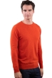 Cachemire pull homme col rond keaton paprika 4xl