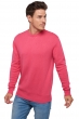 Cachemire pull homme col rond nestor 4f rose shocking m