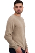 Cachemire pull homme col rond taima natural brown 3xl
