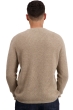 Cachemire pull homme col rond taima natural brown l