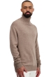 Cachemire pull homme col roule edgar 4f natural terra l