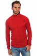 Cachemire pull homme col roule frederic rouge velours xl