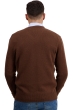 Cachemire pull homme col v tour first dark camel xl