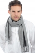 Cachemire pull homme echarpes et cheches zak170 gris chine 170 x 25 cm