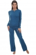 Cachemire pyjama femme loan bleu canard xs