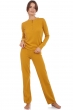 Cachemire pyjama femme loan moutarde xs