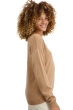 Chameau pull femme col rond thelma camel naturel 2xl