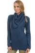 Yak pull femme col roule yness bleu stellaire xs