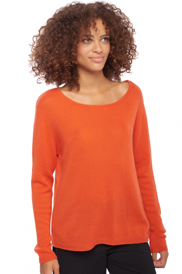 Cachemire pull femme col rond caleen satsuma xs