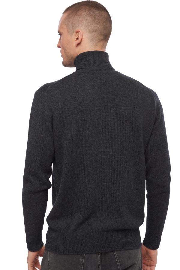 Cachemire pull homme col roule edgar 4f anthracite chine xl