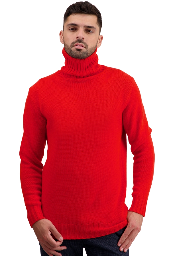 Cachemire pull homme col roule tobago first tomato 3xl