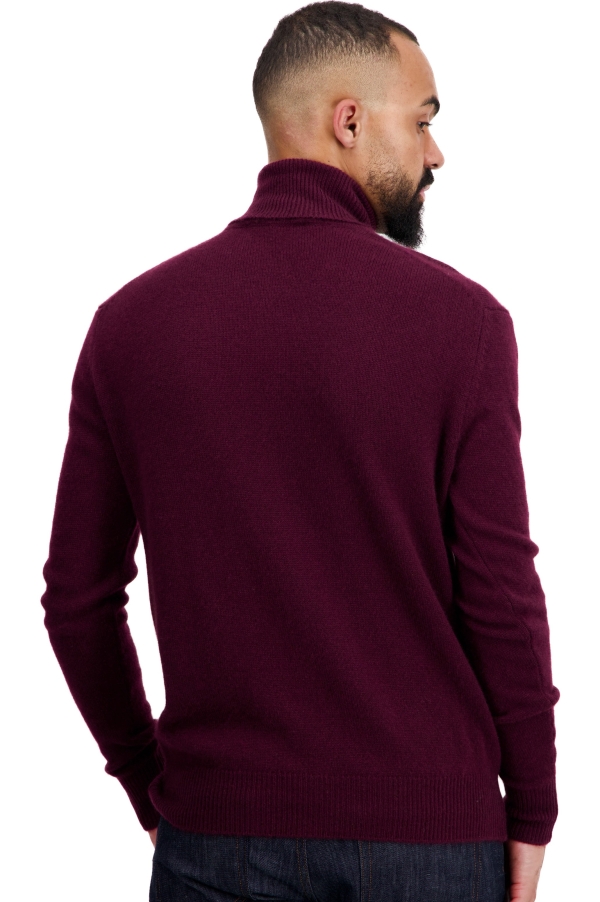 Cachemire pull homme col roule torino first bordeaux l