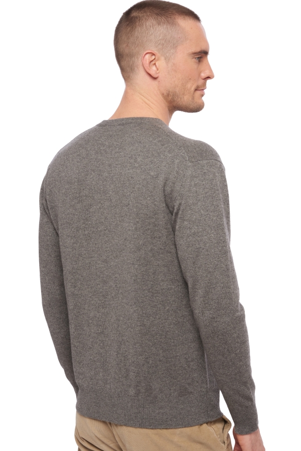Cachemire pull homme col v hippolyte marmotte chine xl