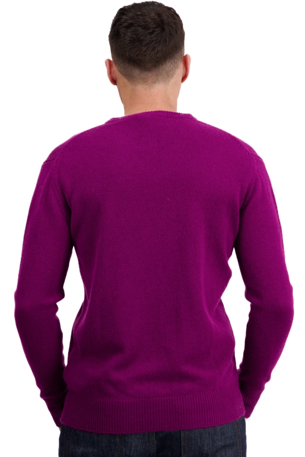 Cachemire pull homme col v tour first rich claret l