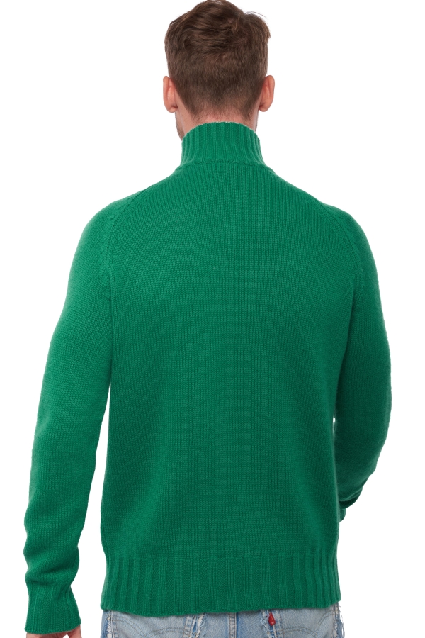 Cachemire pull homme epais olivier vert anglais flanelle chine xl