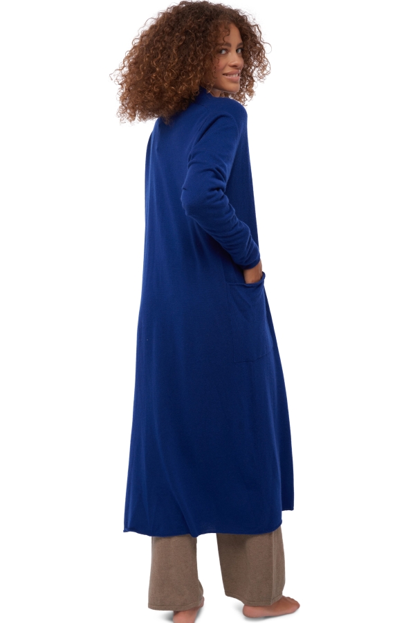 Cachemire robe manteau femme zephir ultra marine s