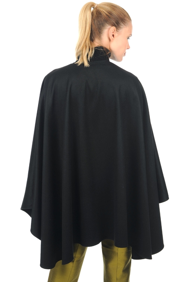 Vigogne pull femme vigogne vicunacape noir 146 x 175 cm