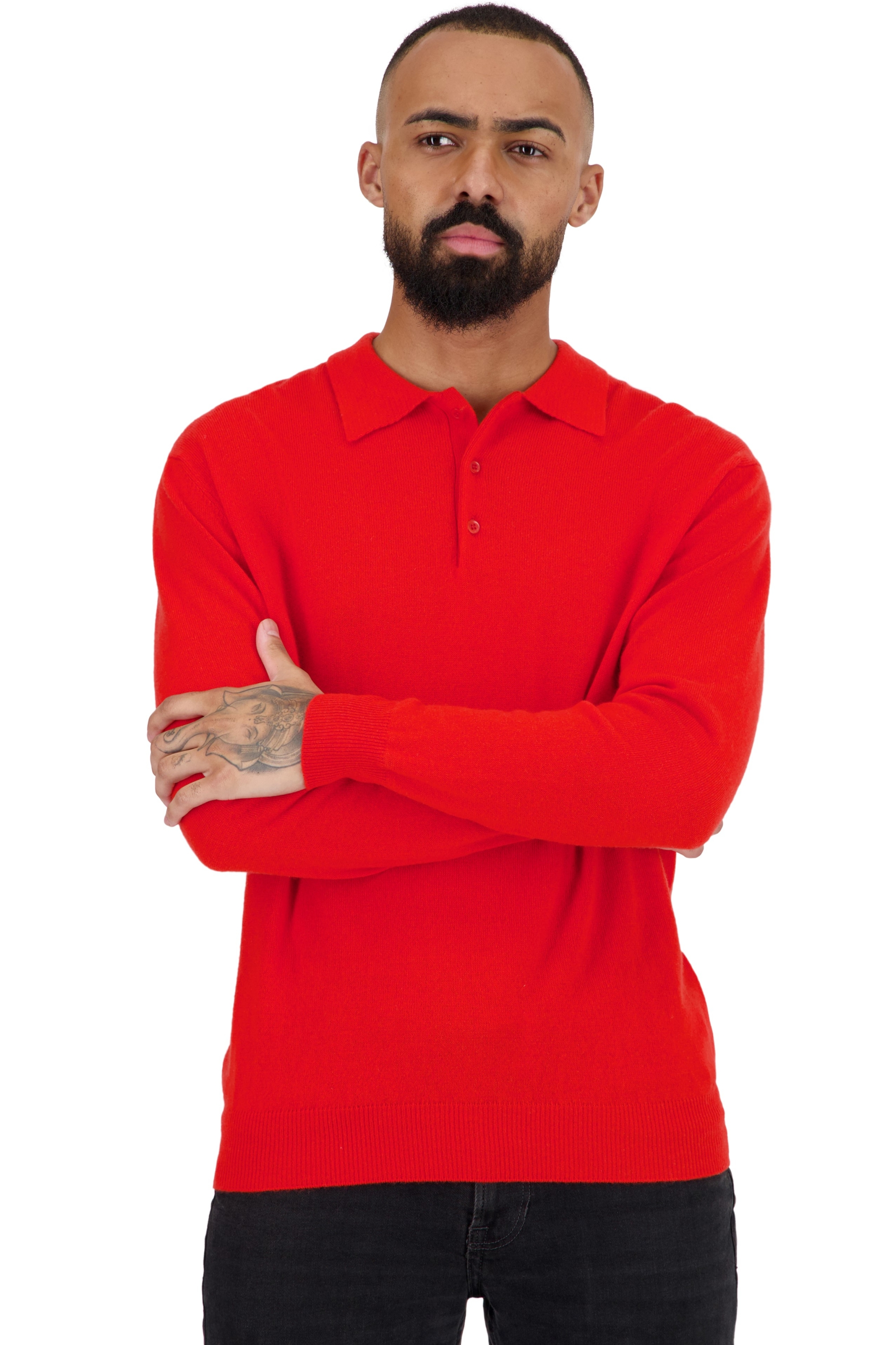 Cachemire polo camionneur homme tarn first tomato 3xl