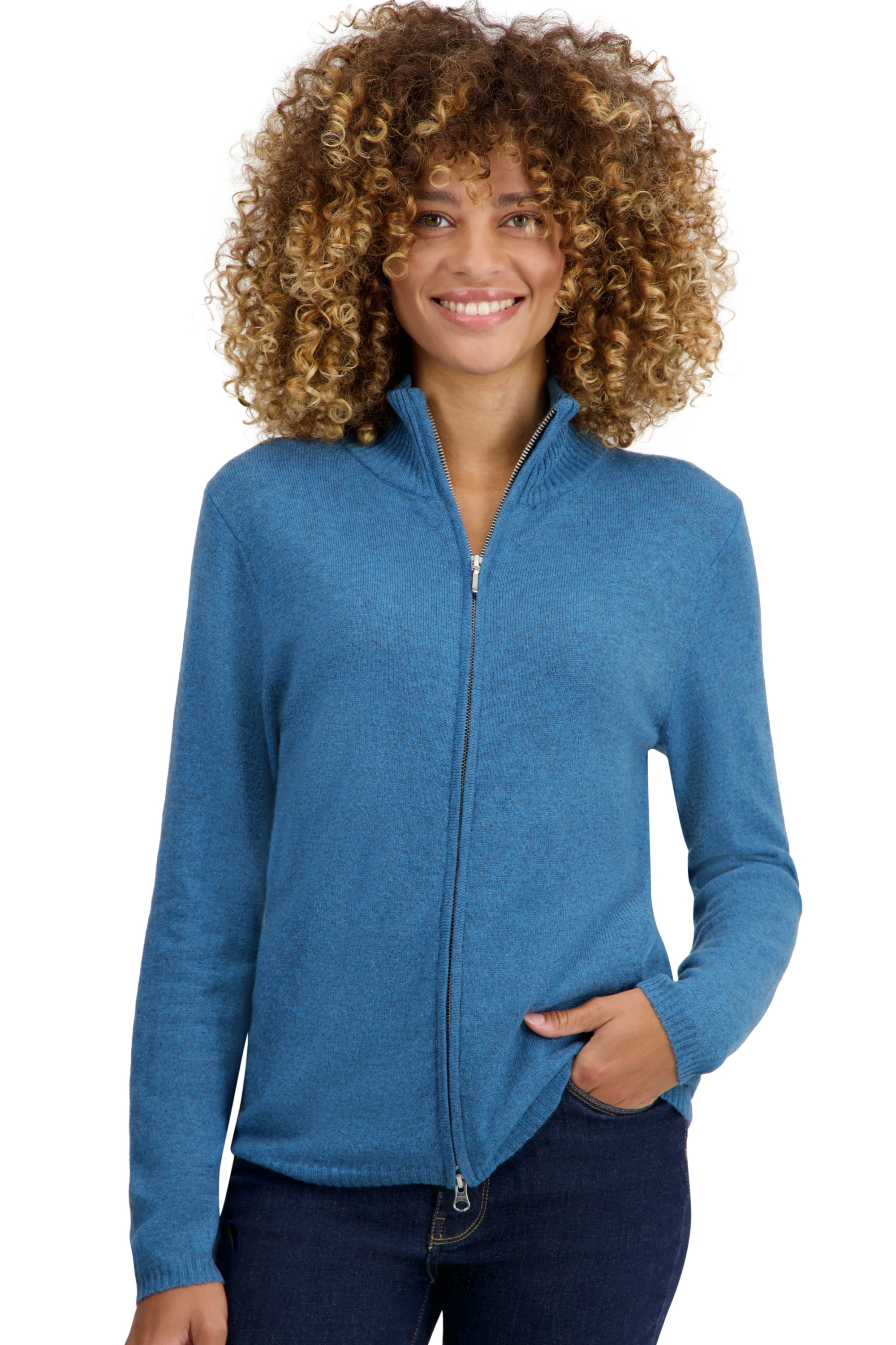 Cachemire pull femme thames first manor blue s