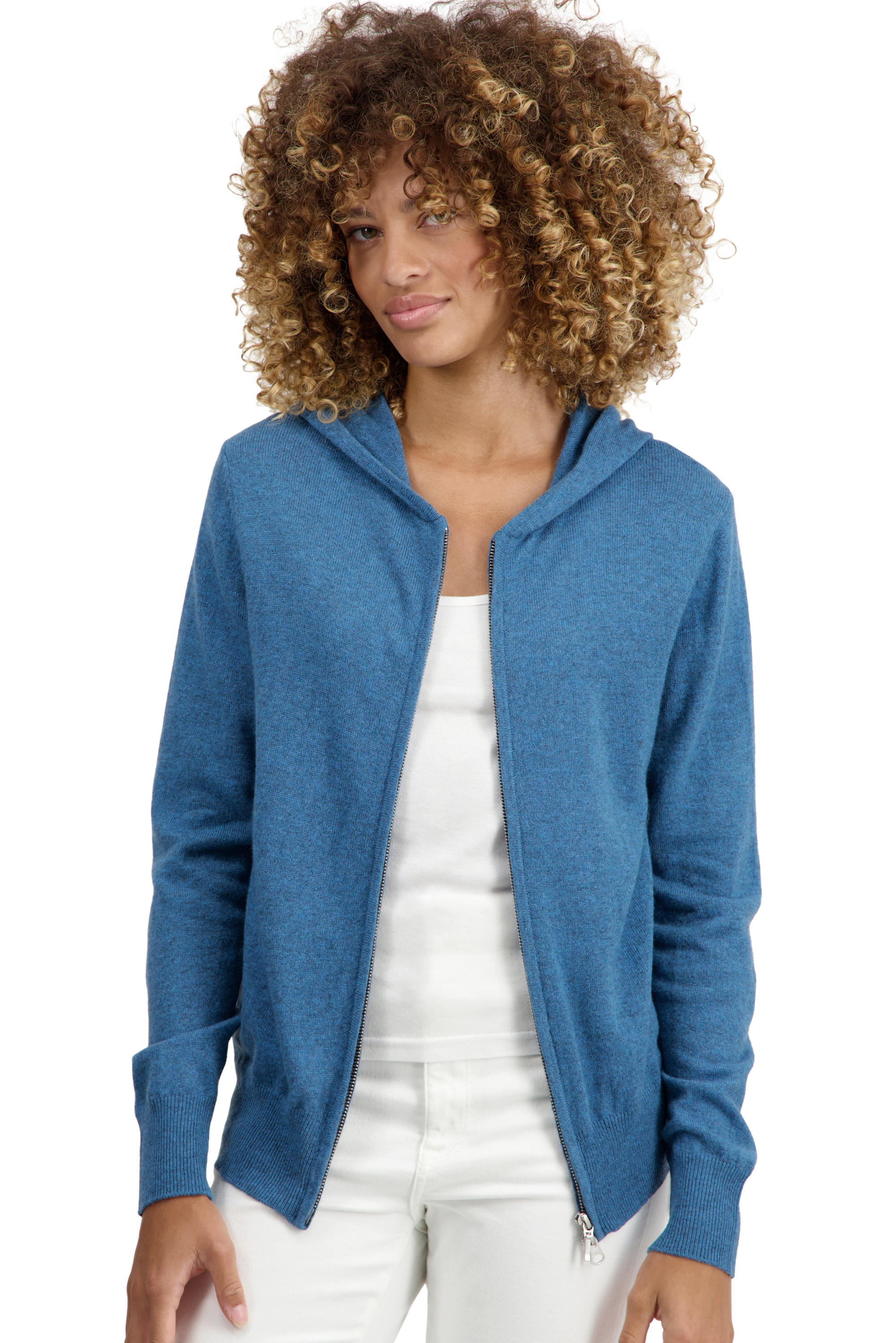 Cachemire pull femme tina first manor blue m