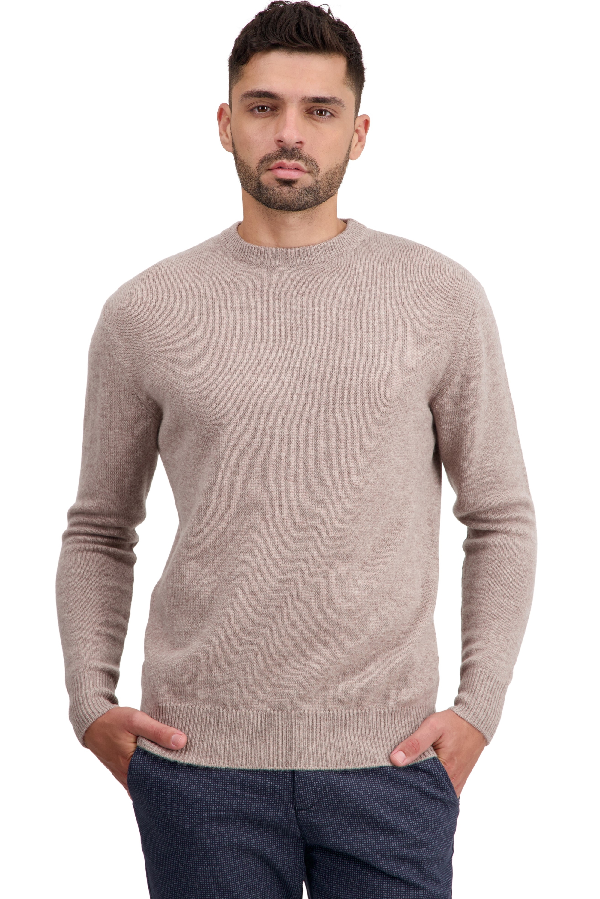 Cachemire pull homme col rond touraine first toast s