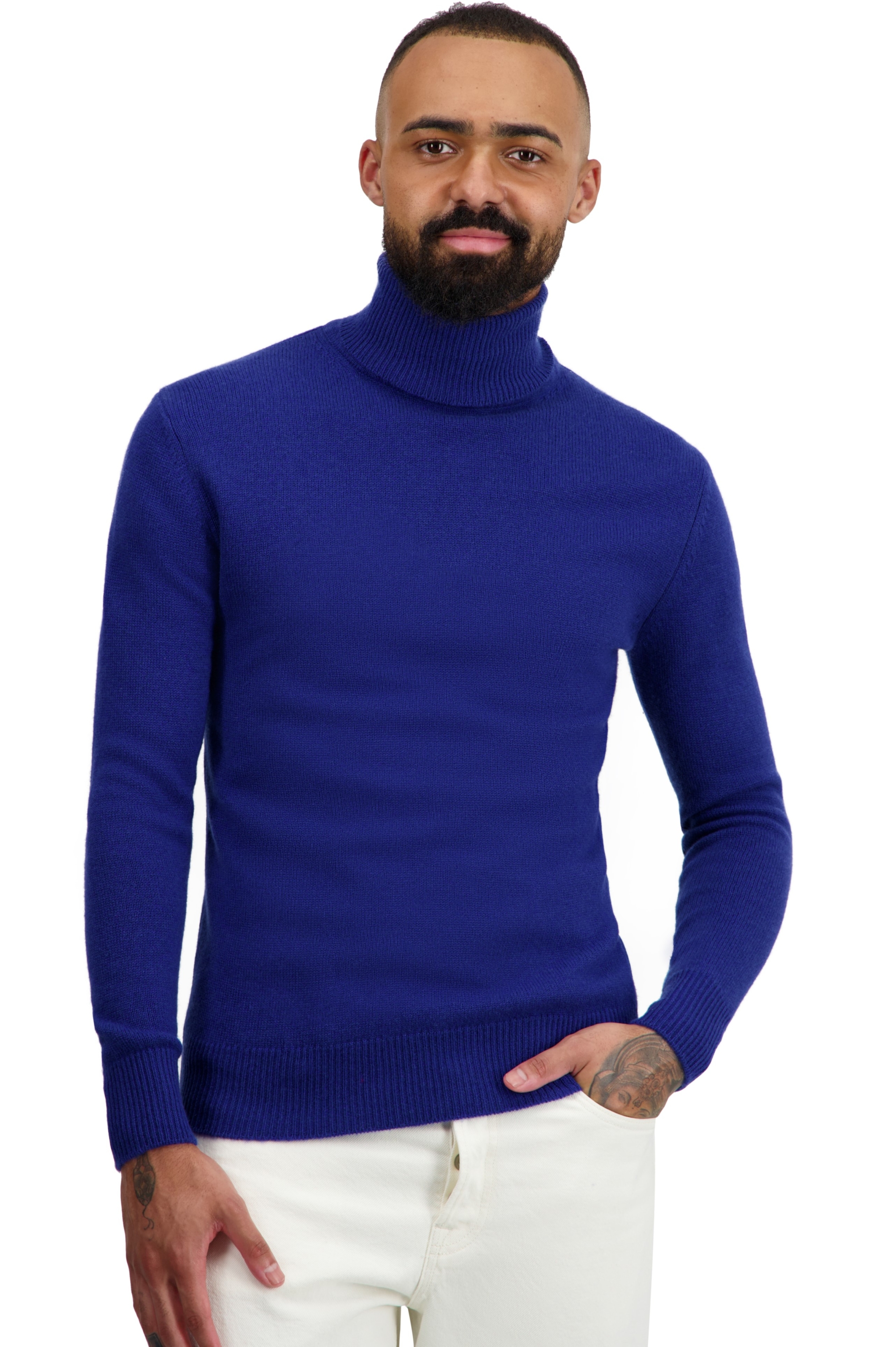 Cachemire pull homme col roule edgar 4f kleny xs