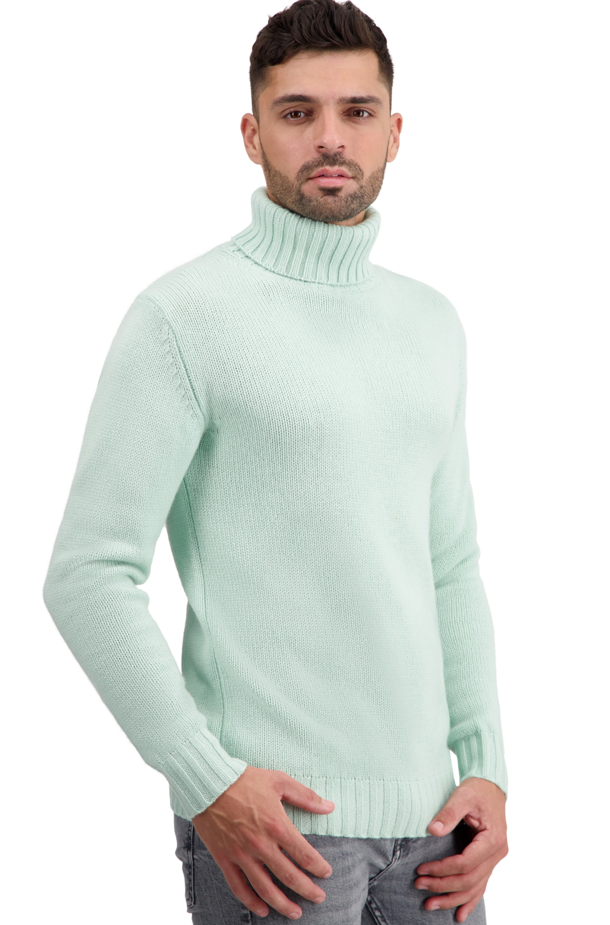 Cachemire pull homme col roule tobago first embrace l