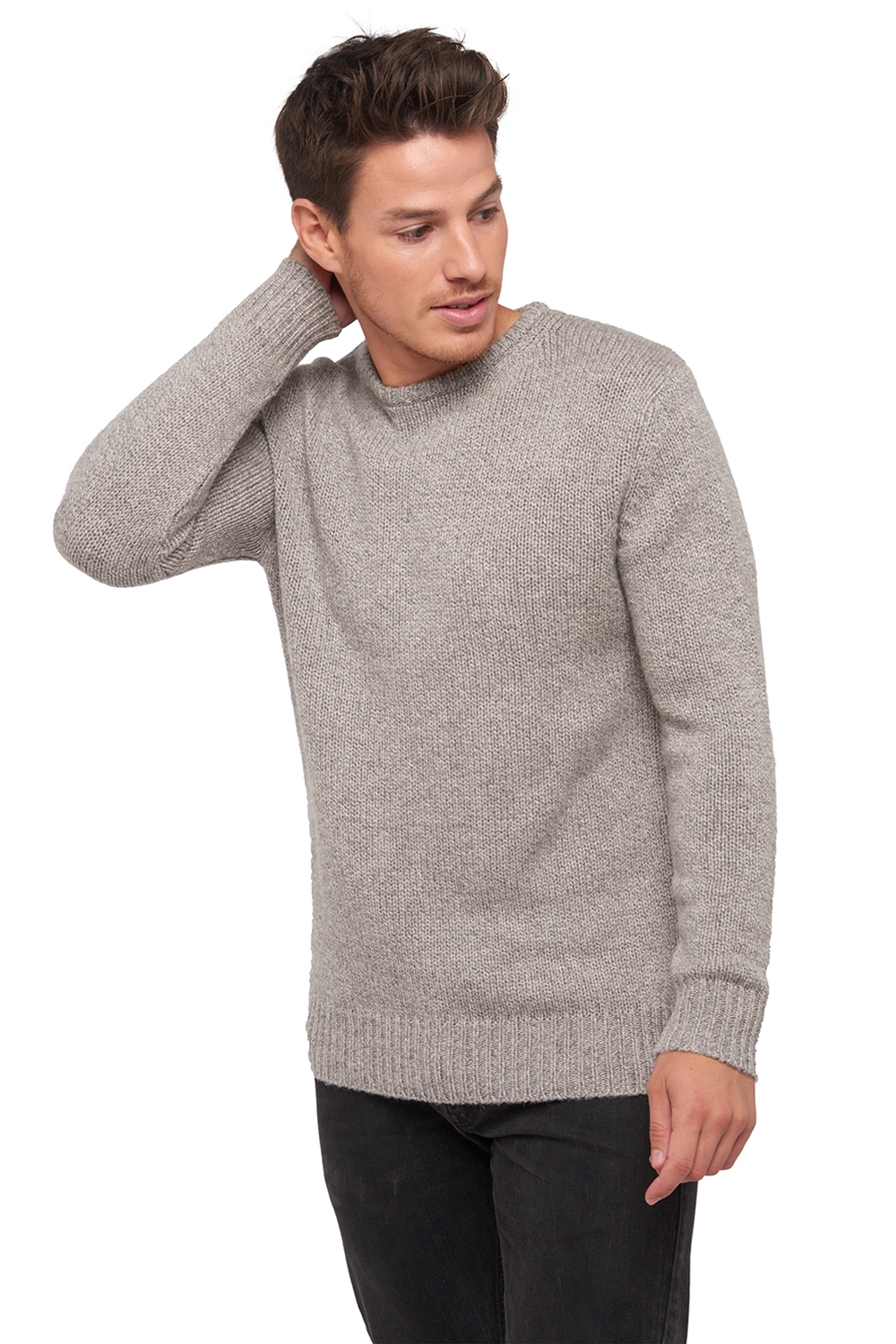 Chameau pull homme col rond cole pierre xl