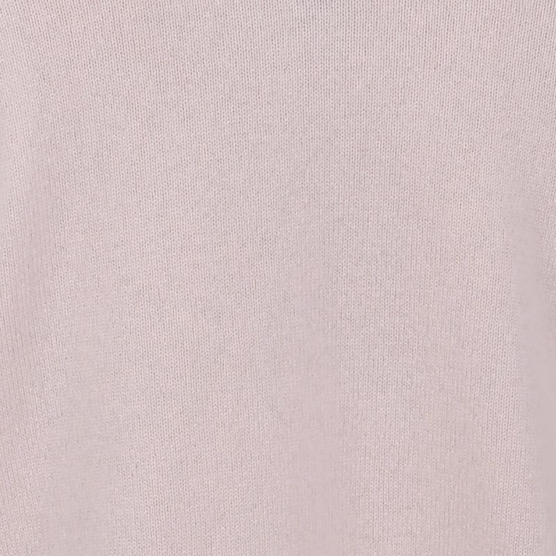 Cachemire pull femme col rond line rose pale m
